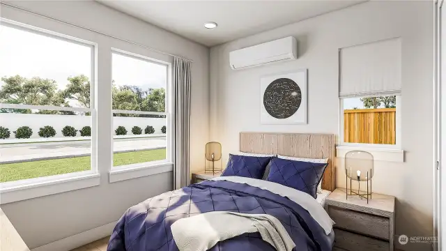 Secondary bedroom-  (Façade, Ext Colors, Interior Photos & Floor Plans for illustrative purposes only. Actual Facade, Ext Colors, Interiors & Floor Plans may differ.)