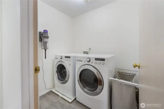 large upstairs laundry room