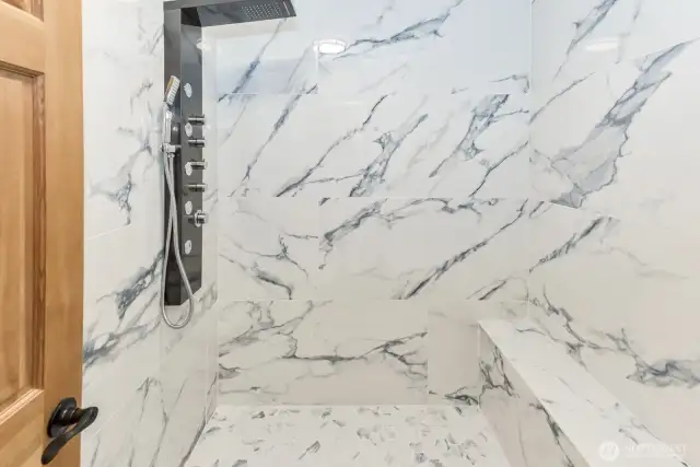 Primary bath shower