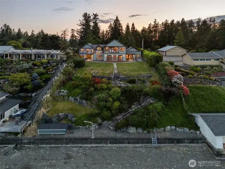 Meticulous grounds w/ 103 Feet of Waterfront + Bulkhead