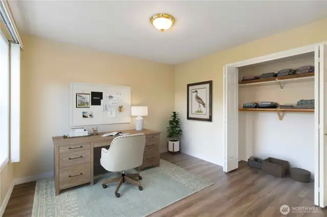 Den/Office/Bedroom Option (main floor)  Virtually Staged
