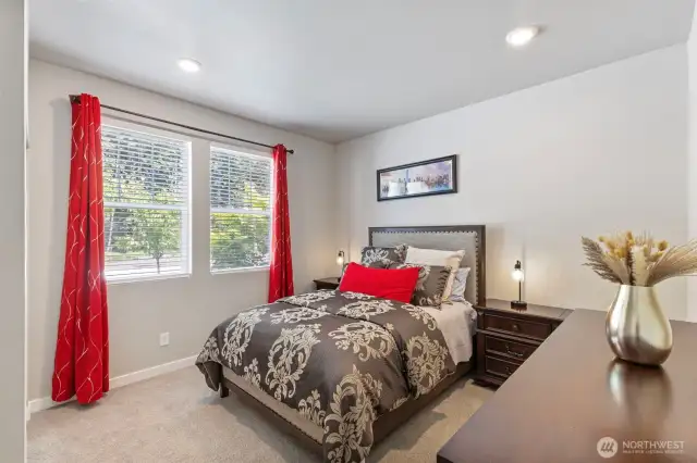 2nd bedroom is at the front of the home.