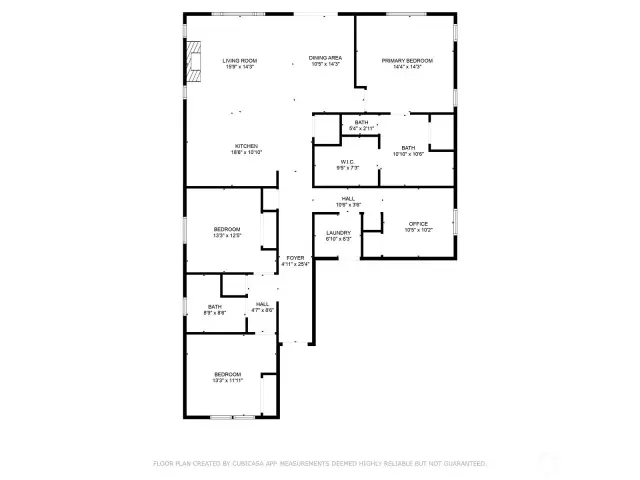 Floor plan (deemed reliable, but not guaranteed)