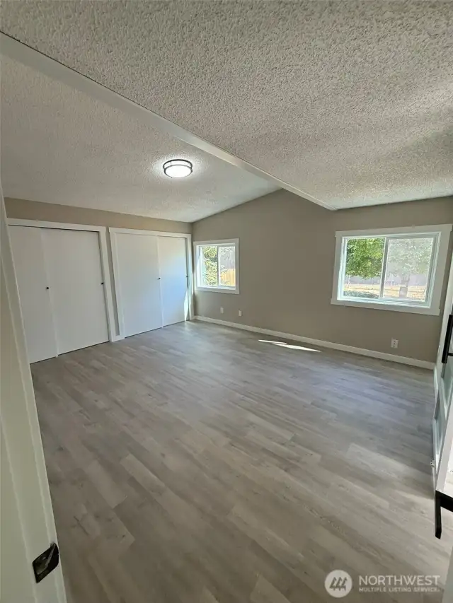 Spacious & light filled master bedroom