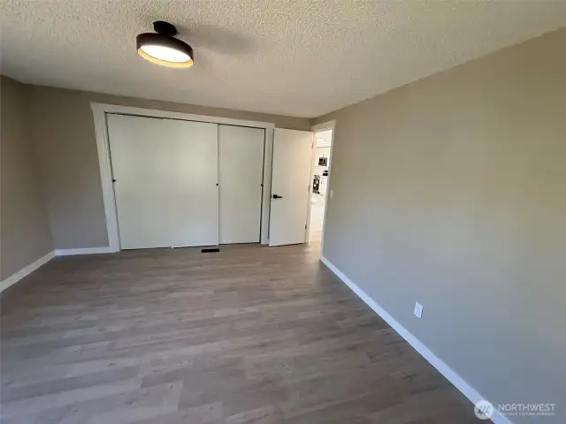 3rd bedroom with large closets