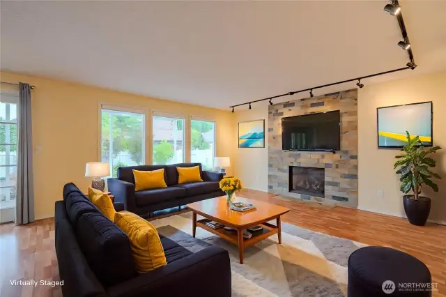Living Room Virtually Staged