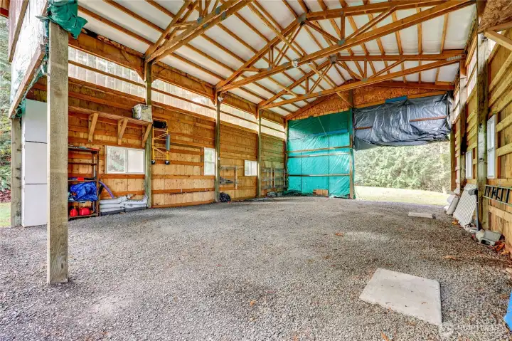 Carport interior
