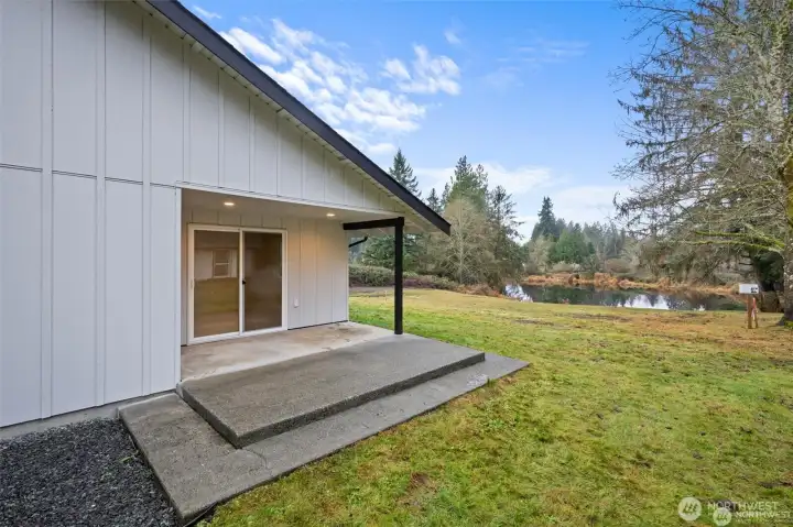 Covered Patio Off of the Third Bedroom