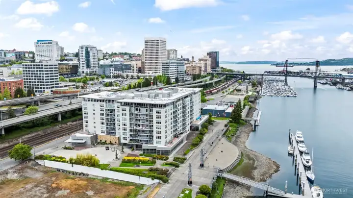 Not far from Tacoma's waterfront and Commencement Bay