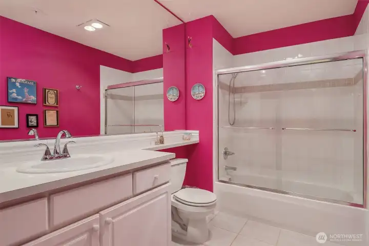 Spacious hall bathroom