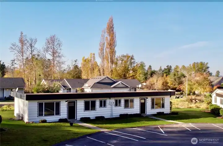 Units 3 and 4 each with 2 bedrooms + 1 BA + decks and storage units