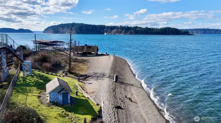 Saltar's Beach offers awesome views and fresh salt air