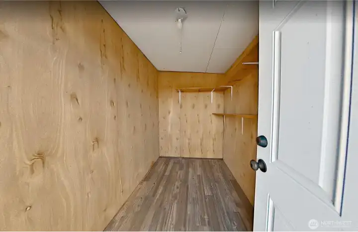 Storage Unit outside off the deck