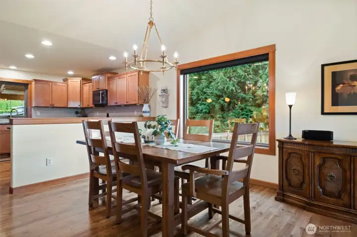 Open living floor plan