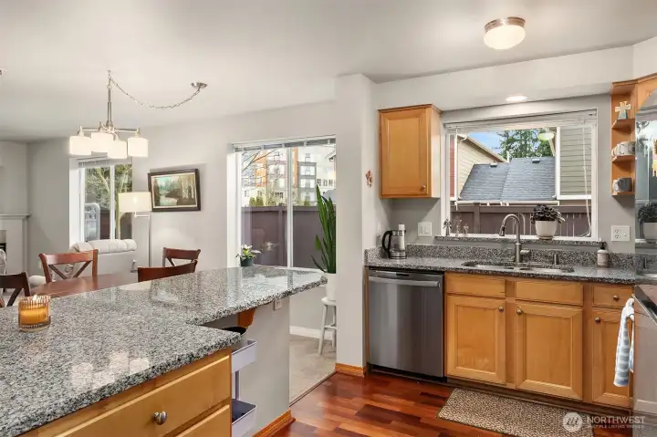 bright and open kitchen