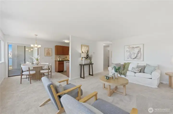 Plenty of open living & dining space to entertain comfortably.