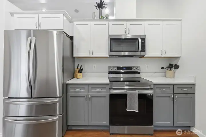 Kitchen with Stainless Appliances
