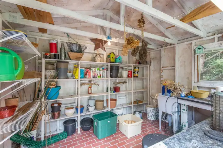 Cute as a button garden shed!