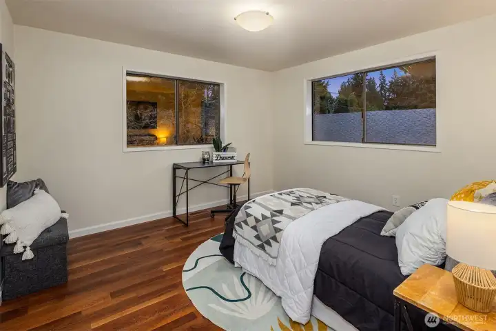 3rd main floor bedroom.  Lots of natural light.