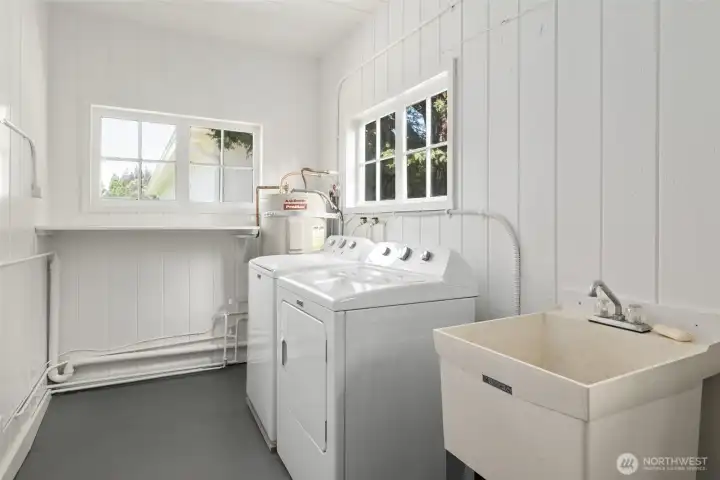 Main house laundry room