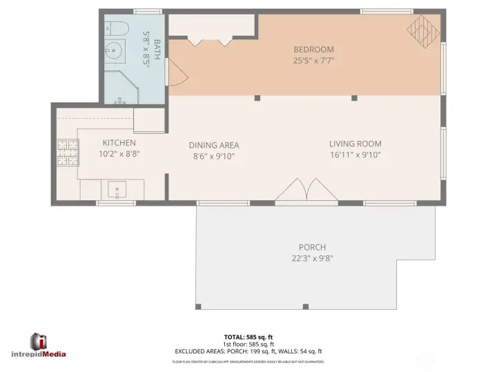 Cottage floor plan