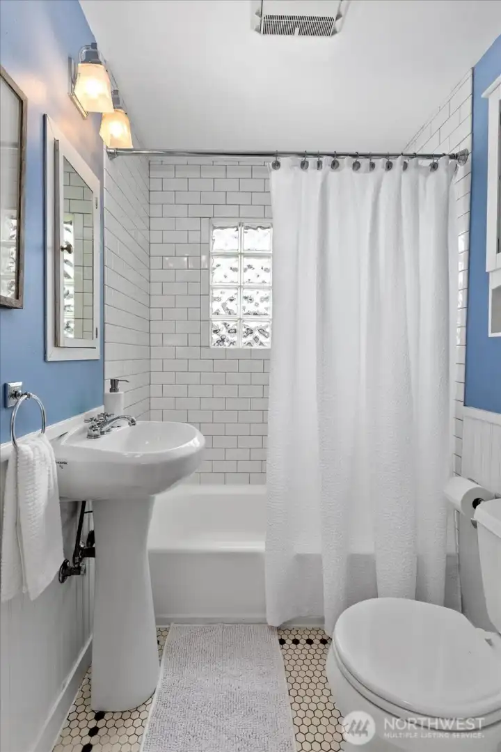 Updated full bath on main floor