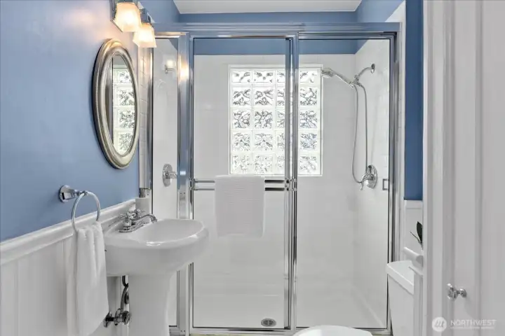 Upstairs updated bathroom