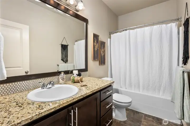 Full bathroom downstairs.