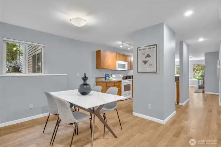 Enough space to entertain comfortably. Enough space to entertain comfortably.