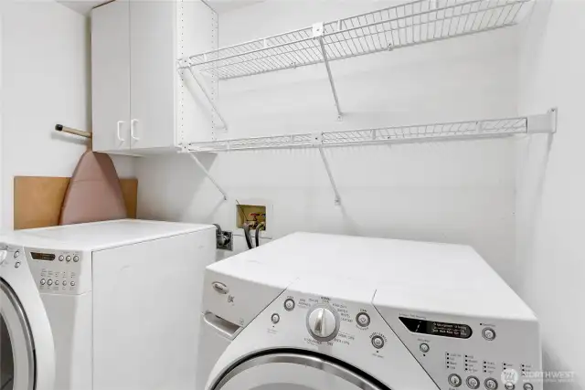 Laundry downstairs.