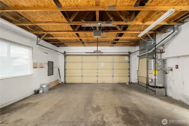 Large two car garage!