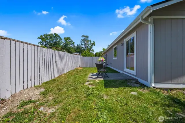 Backyard of Unit A