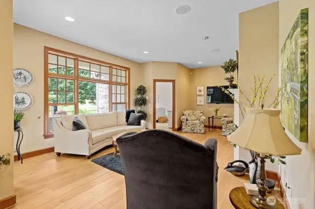 The main level's second living room.