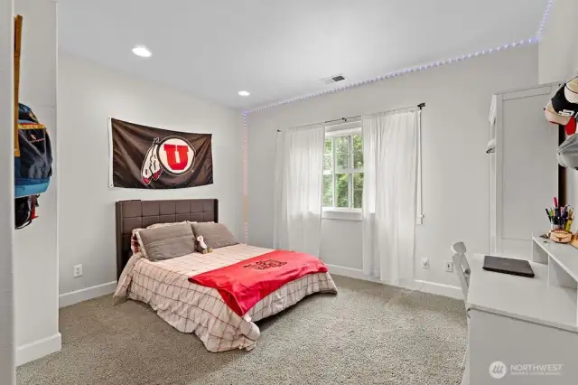 An upper bedroom.