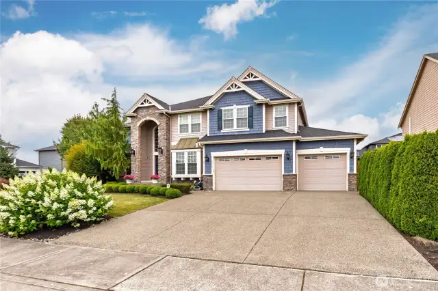 Incredible 6-car garage PLUS a workshop area!