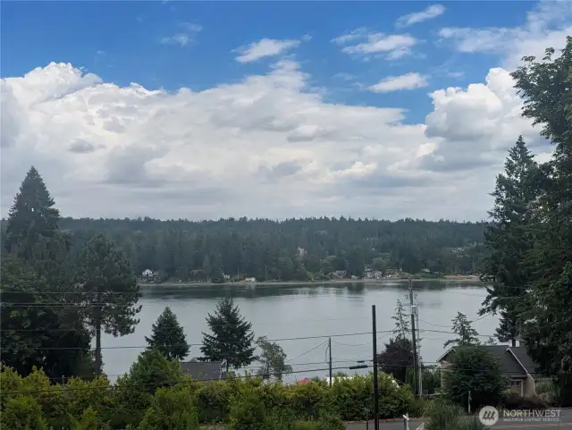 Water views from almost every room!  This could be your view from the full large wraparound deck