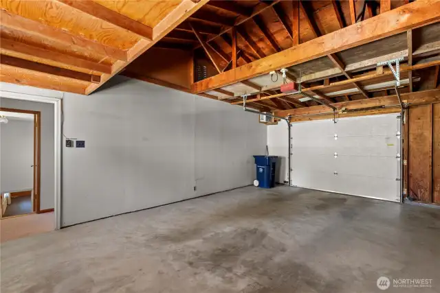 Upper level garage.