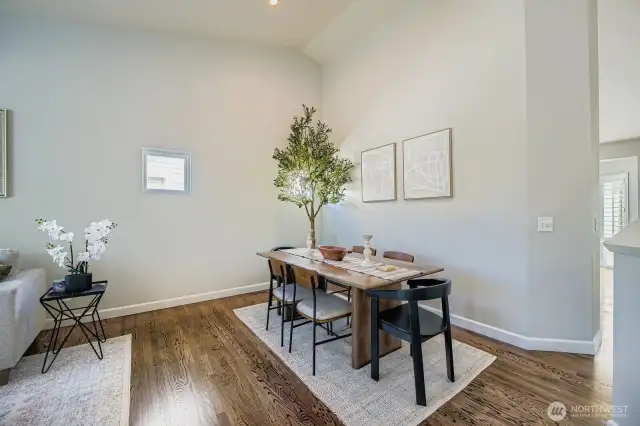 Dining area or living space.
