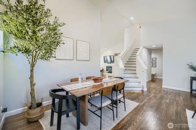 Dining area or living space.