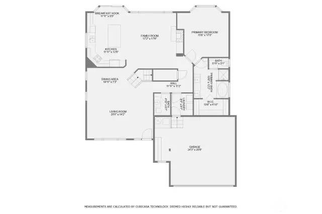Downstairs floorplan