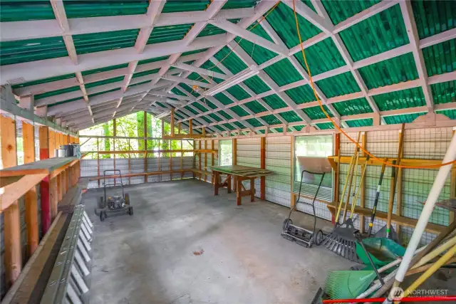 Out structure #1, approximately !5' X 29' with concrete floor...great storage or shop space.