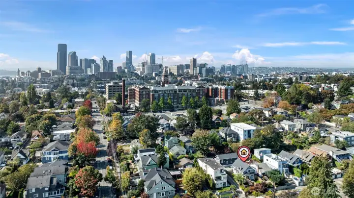 Cityscape aerial