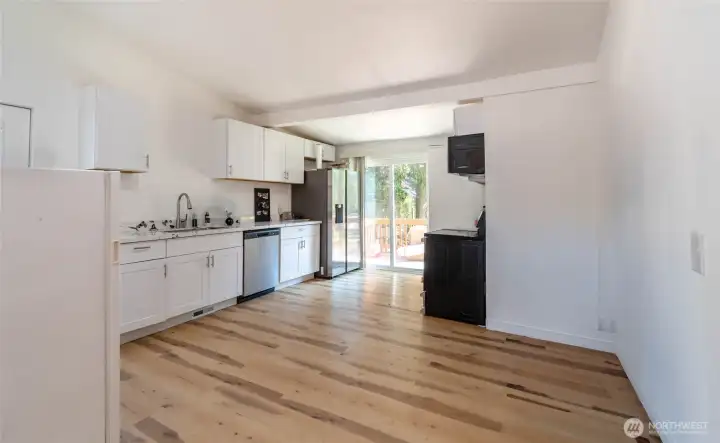 Kitchen,  personal items have been digitally removed.