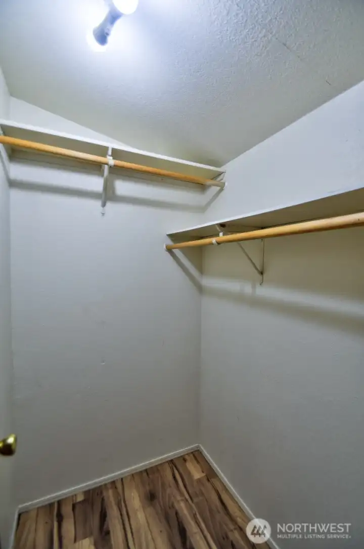 Primary Walk-in Closet.