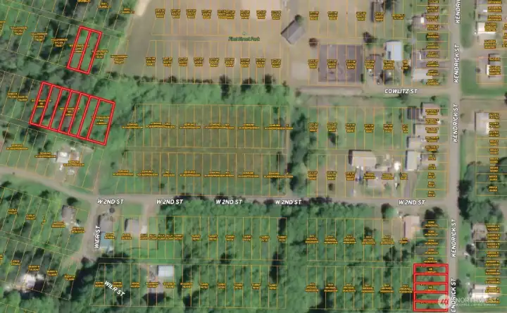Map is not survey accurate.