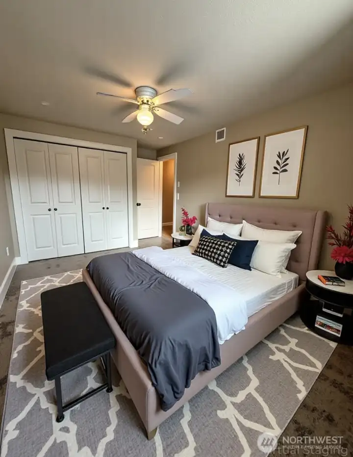 virtual staged bedroom #1