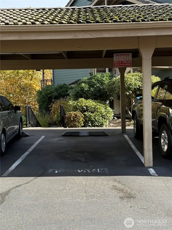 covered parking