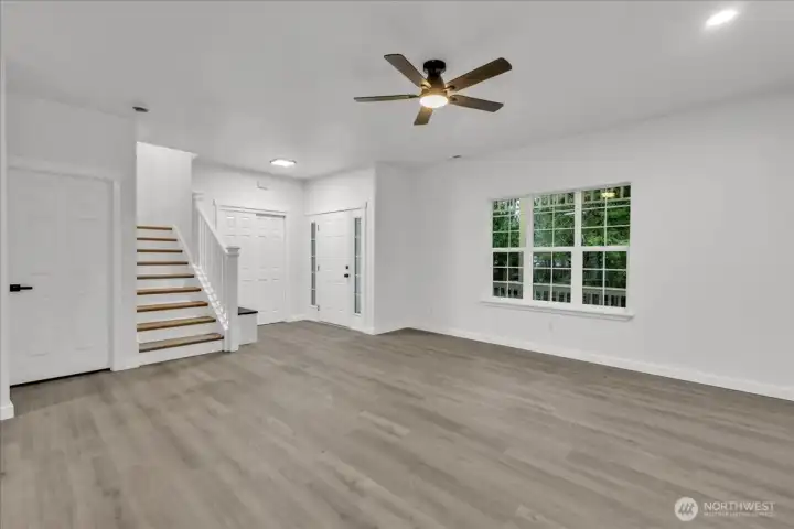 Entry view from Living area.