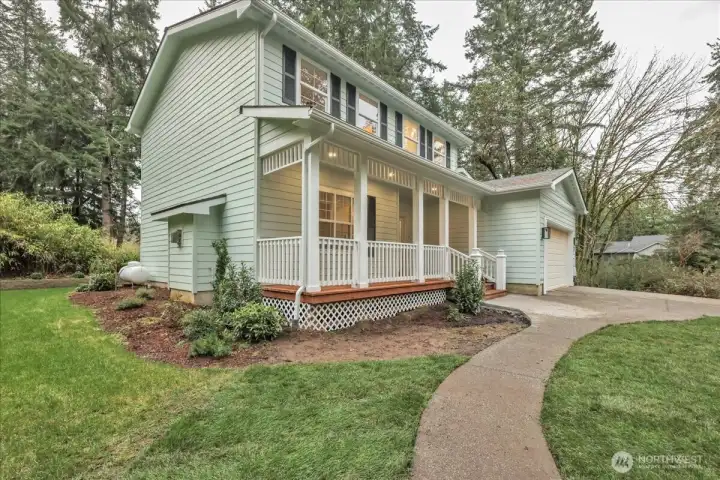 View from well house.