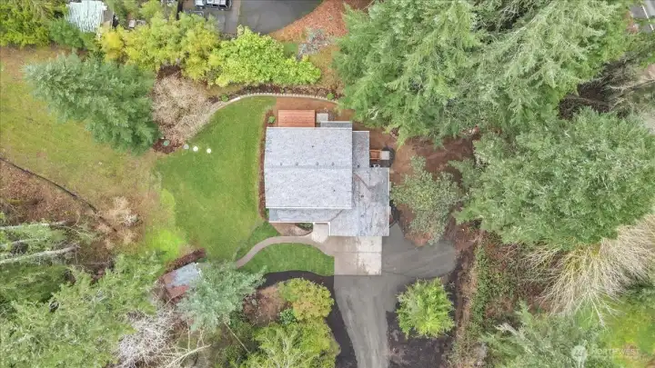 Overhead property view.